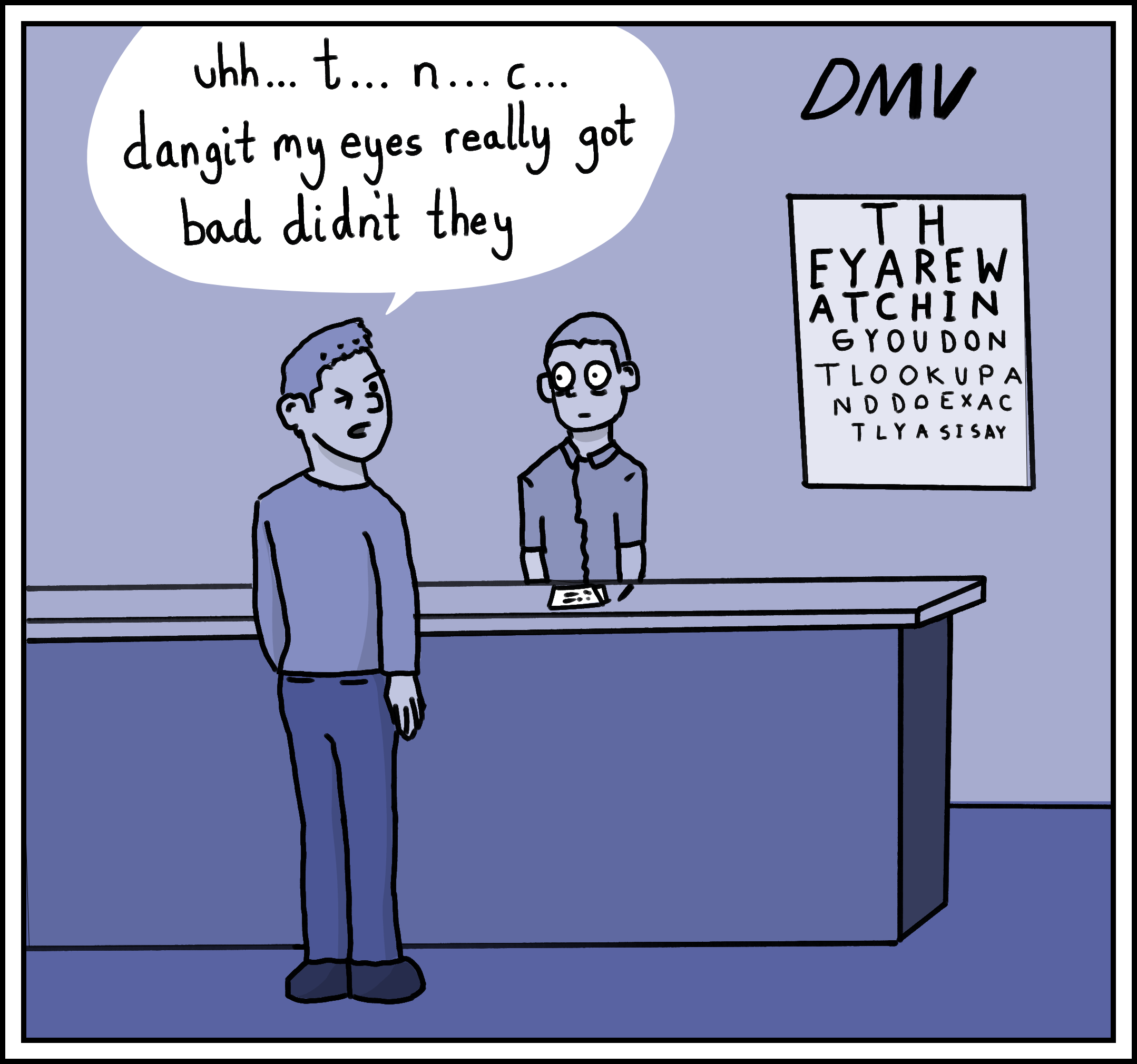Going to the DMV can be fraught with perils